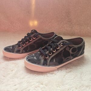 Coach "Dee" Signature Optic Sneakers | Size 5B